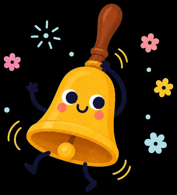 A little bell ringing happily